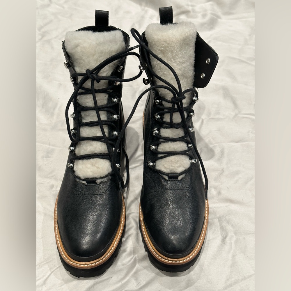 Marc Fisher Izzie Genuine Shearling Boots Size 11